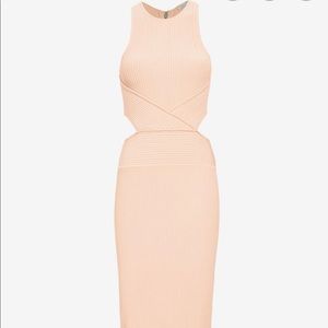 Ronny kobo pink cut out dress size M